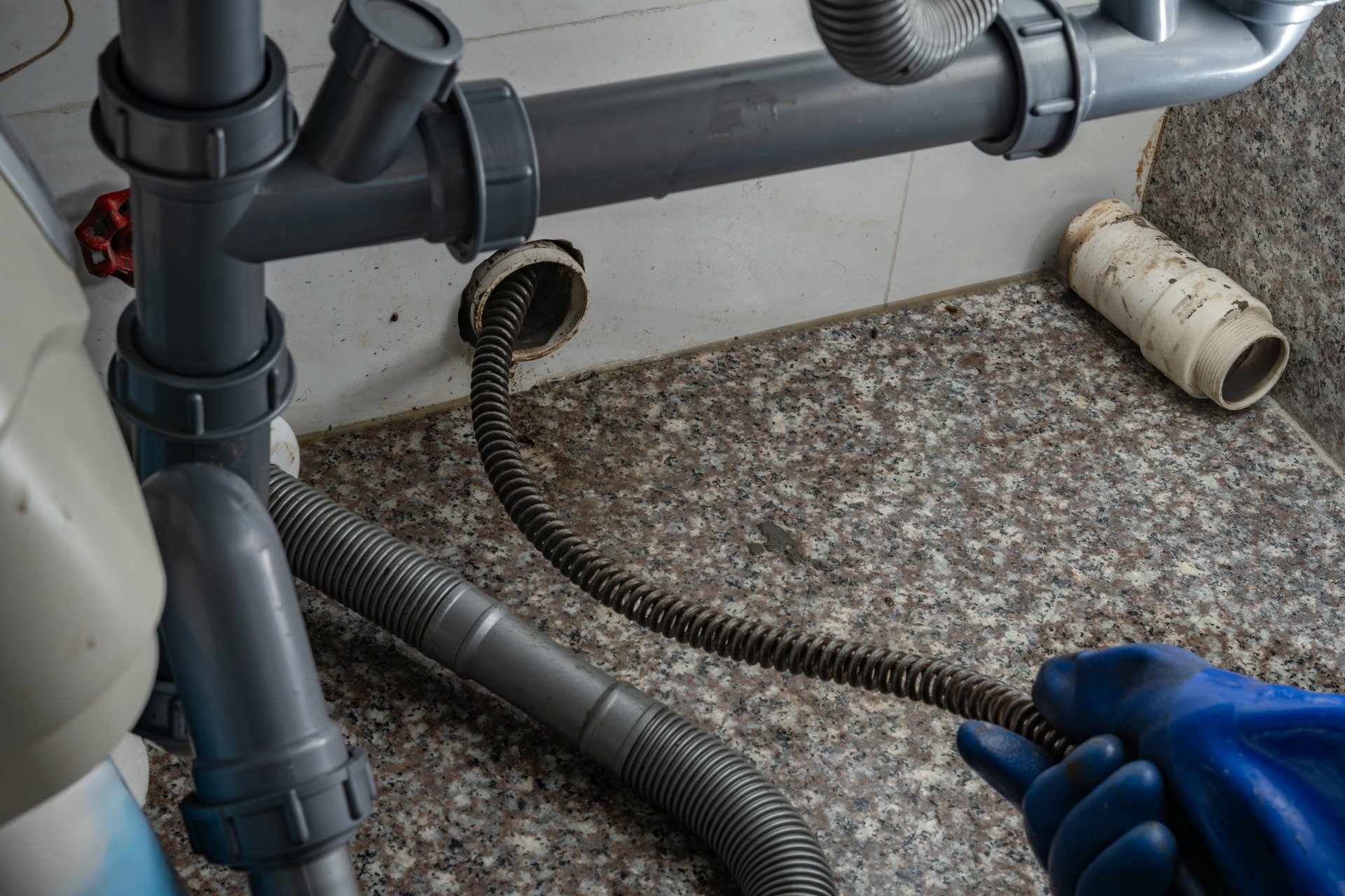 Professional drain cleaning service