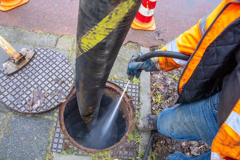 CCTV drain survey inspection