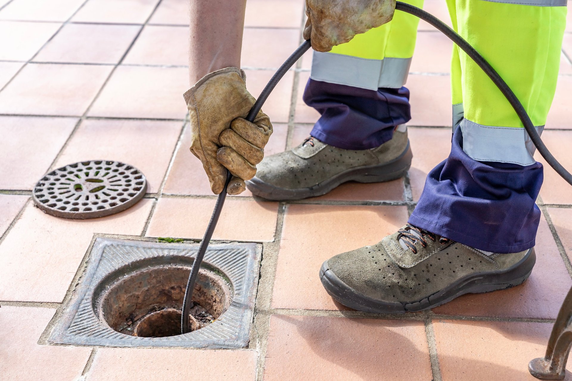 Professional drain unblocking service